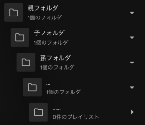 サブフォルダ（入れ子構造）の画像